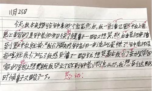 鼻子一酸的经历50字_鼻子一酸的经历50字小练笔